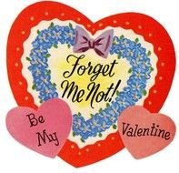 Vintage Valentines drawing