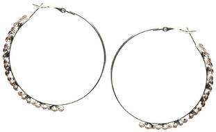 Girl Hoop Earrings drawing