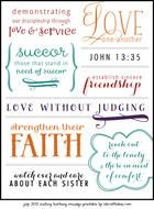 LDS Relief Society Handouts
