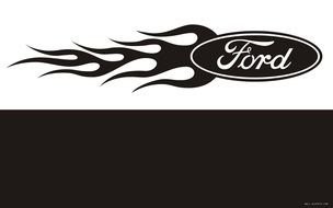 Ford black Logo drawing