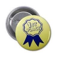 First Place Ribbon Button