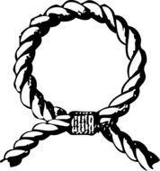 Rope Knot Border Clip Art N2