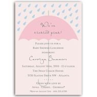 Pink Baby Shower Invitations
