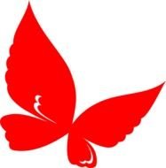Pink Butterflies Clip Art N7