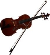 Violin Bow Clip Art drawing