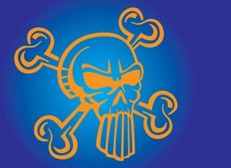 Cool Skull as a picture for a clipart