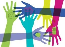 Keep In Touch Clip Art drawing