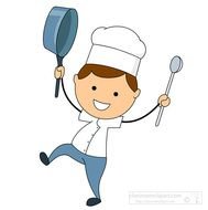 Cartoon Frying Pan N4