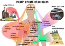 Air Pollution Affects drawing