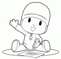 Pocoyo Coloring Pages