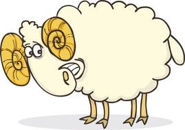 nice sheep drawing