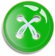 Green Button Clip Art N9