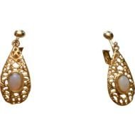 gold earrings as a picture for clipart