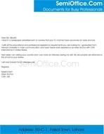 Free Sample Job Application