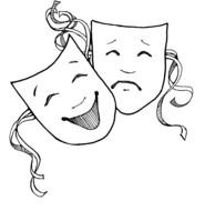 Theatre Drama Masks Clip Art