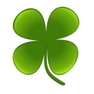 Clipart of Cartoon Shamrock