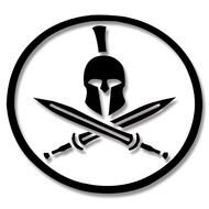 Crossed Spartan Swords