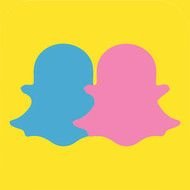 Pink Snapchat Icon