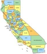 California Counties Map N2