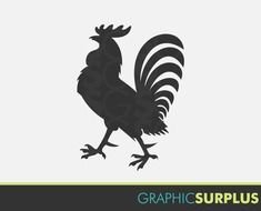 Chicken Silhouette Clip Art darwing