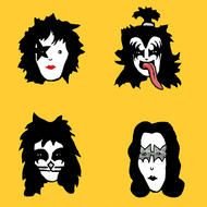 Kiss Band Cartoon drawing