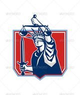 Lady Justice Scales N2