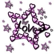 Pink Star Clip Art drawing