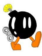 cartoon clockwork bomb