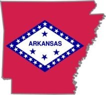 Flag of Arkansas clipart