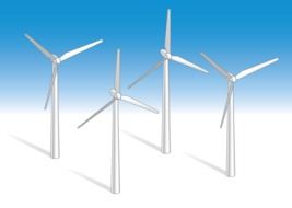 Ä°llustration of Wind Energy