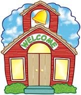 Schoolhouse welcome drawing
