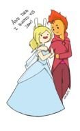 Fionna And Flame Prince as a graphic illustration