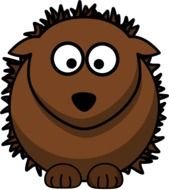 Hedgehog Clip Art N19