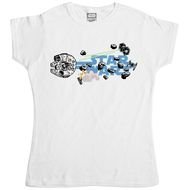 woman t-shirt with Star Wars design