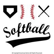 Softball Clip Art N33