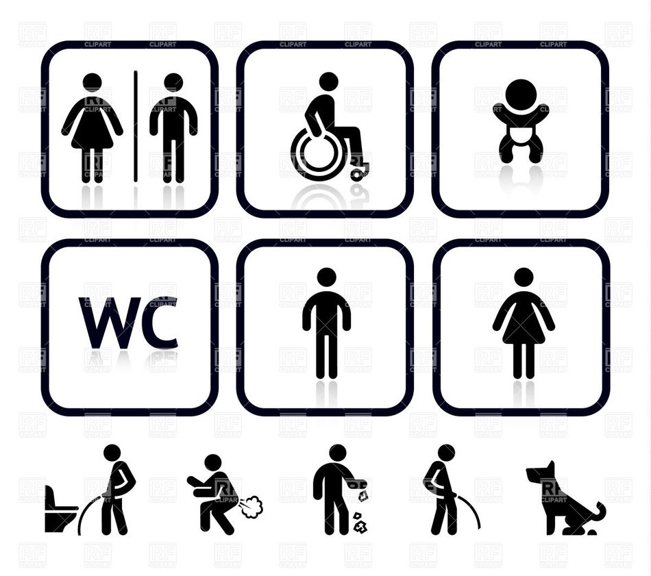 Funny Restroom Toilet Signs N2