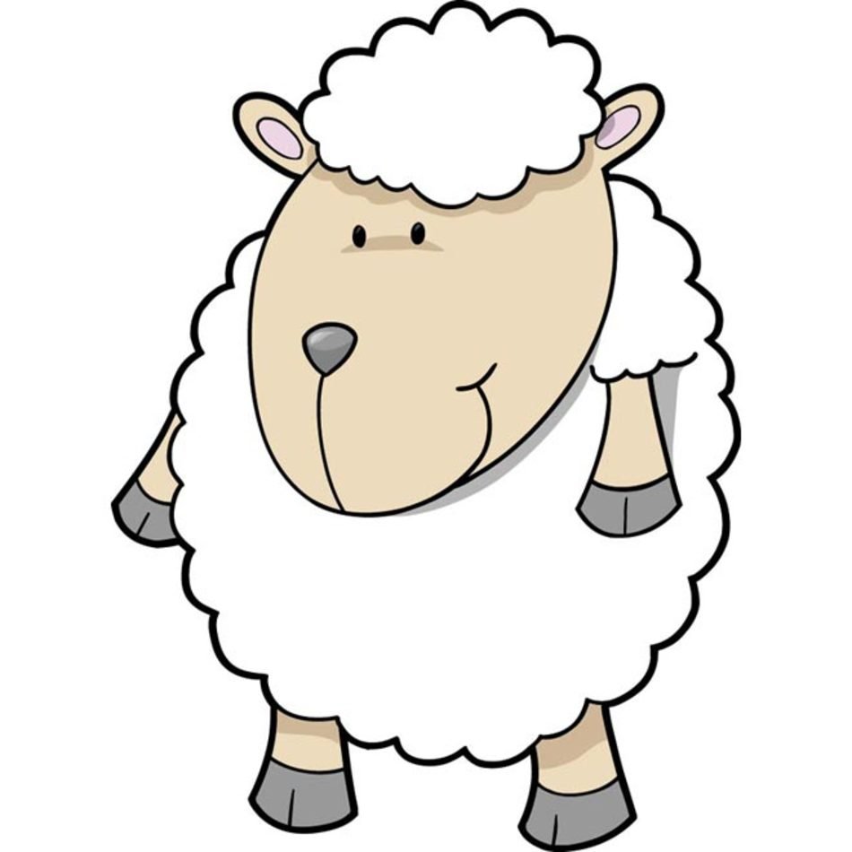 Cute Cartoon Baby Sheep N4