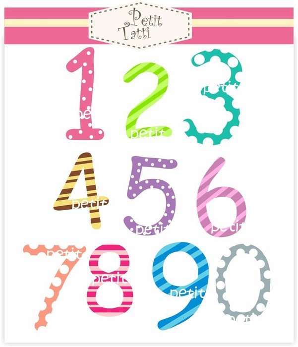 Number 1 Clip Art N46