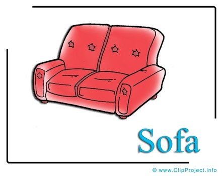 Couch Clip Art N18