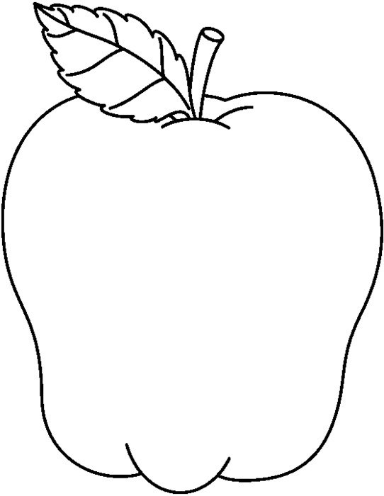 Apple Clip Art Black And White N12