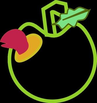 Warm And Black Apple 600px Clipart