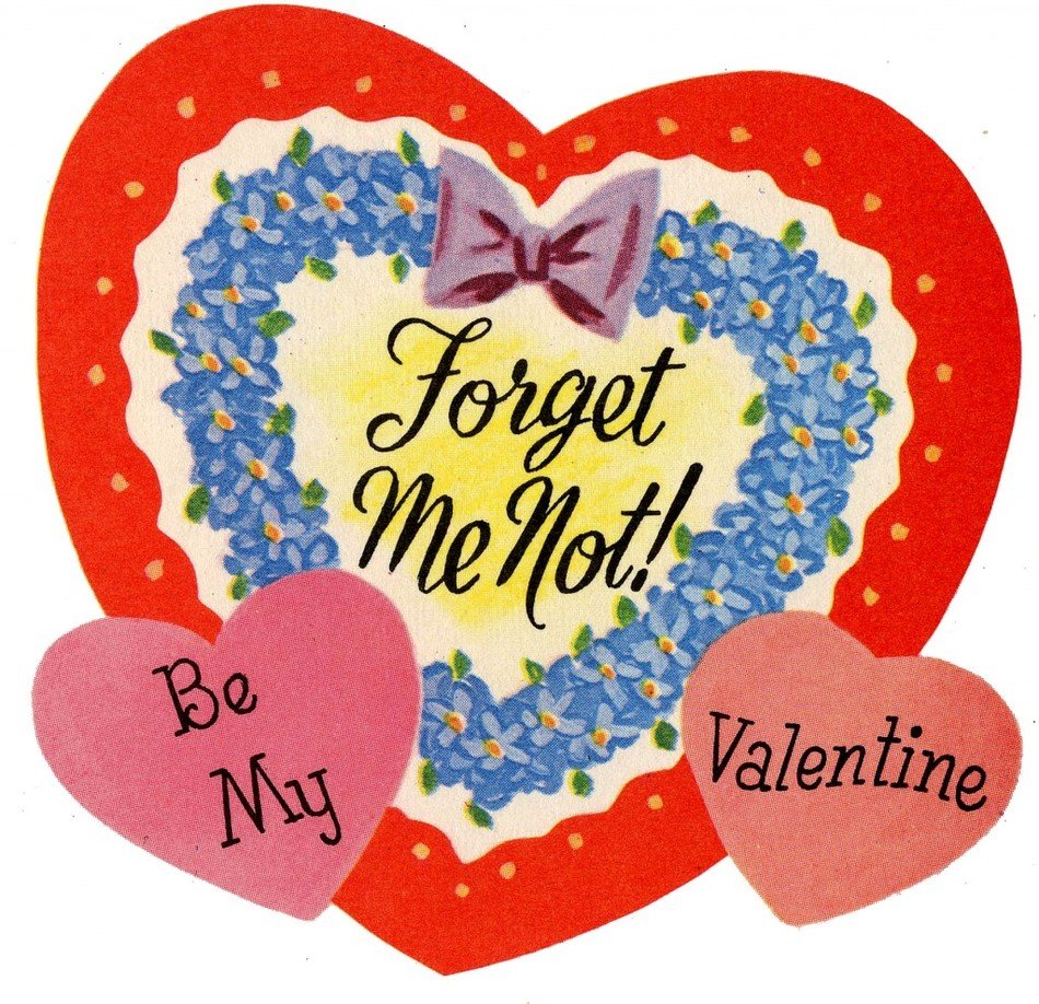 Vintage Valentines drawing