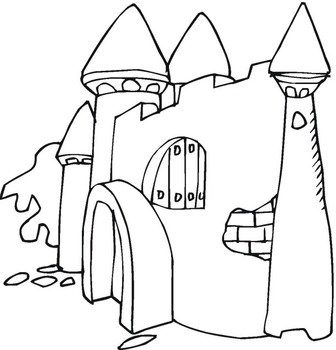 Castle Coloring Pages N2