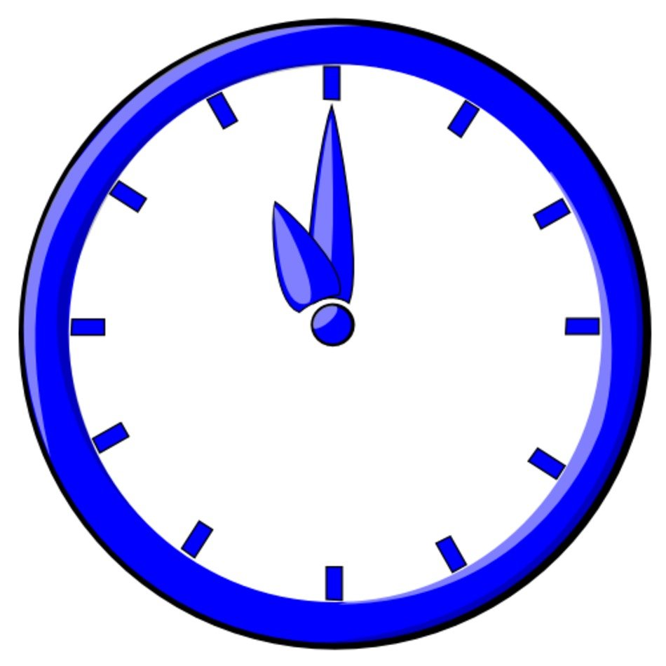 9 OClock Clip Art