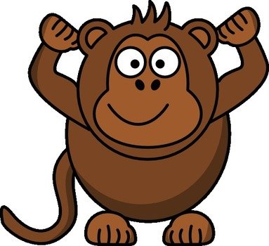 Monkey Clip Art N102