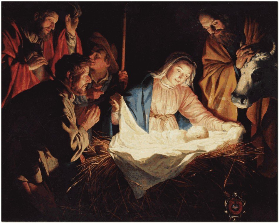 picture of jesus birth for christmas