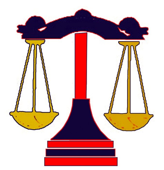 painted blue and red scales