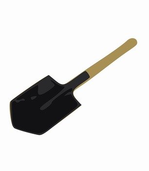 Cartoon Shovel N3