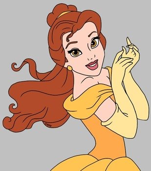 Belle Beauty And The Beast Clip Art N6