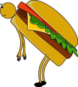 Cartoon Burger N6